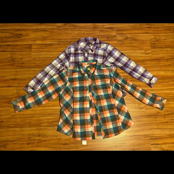 Cabela's Tops - Cabela’s Women’s Long Sleeve Plaid Shirt (2) 2XL